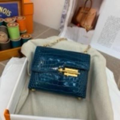 cheap quality Hermes Verrou 17 Shiny Allligator Vert bosphore GHW
